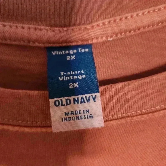 Old Navy Plus Size Vintage Crew-Neck T-Shirt in Color: Spice Level  - Size 2x - Picture 11 of 15